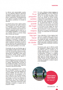 Revista Inmobiliarios, artículo sobre reforma o home staging Hoja 2